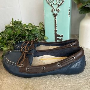 Keen Women's Blue and Brown Loafers